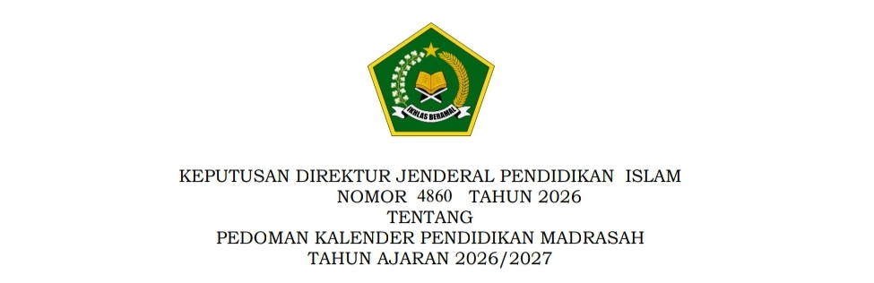 Kementerian Agama Terbitkan Pedoman Kalender Pendidikan Madrasah Tahun Ajaran 2026/2027
