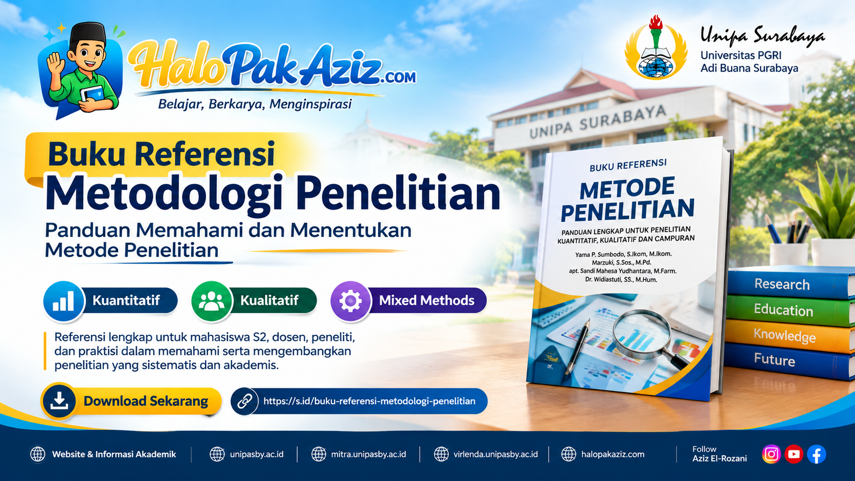 Buku Referensi Metodologi Penelitian: Panduan Memahami dan Menentukan Metode Penelitian